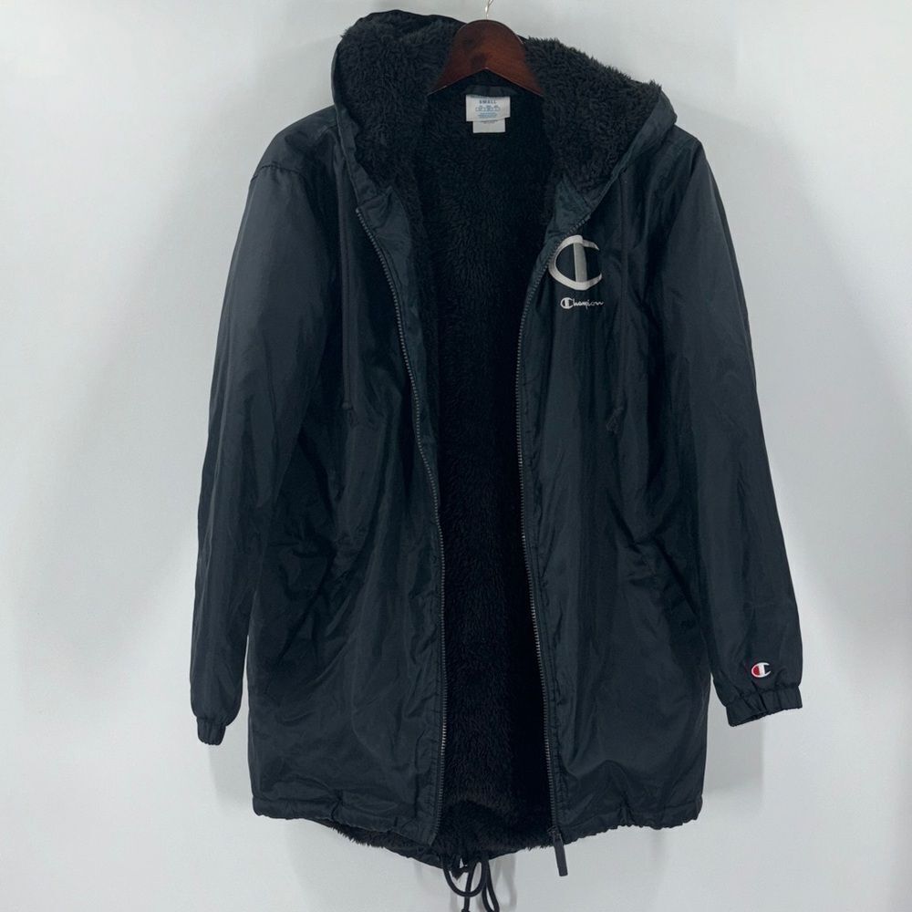 Champion Sherpa Lined Stadium Jacket Size Small